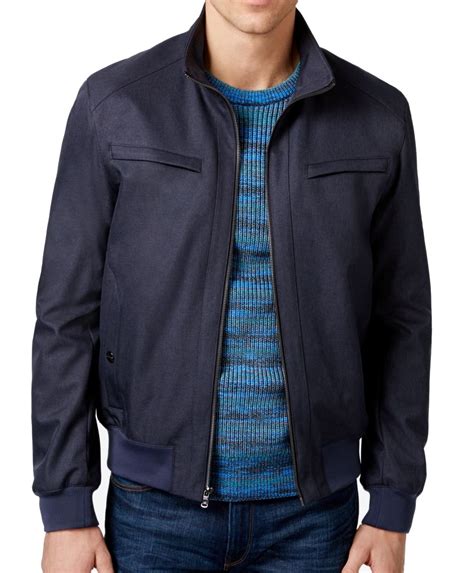 michael kors men's navy blue jacket 3-in-1|Michael Kors mens jacket.